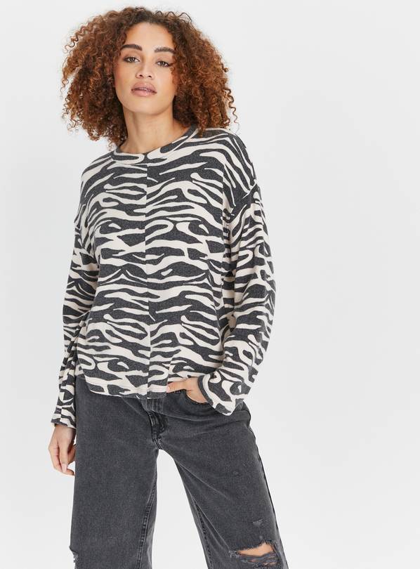 Zebra print outlet jumpers